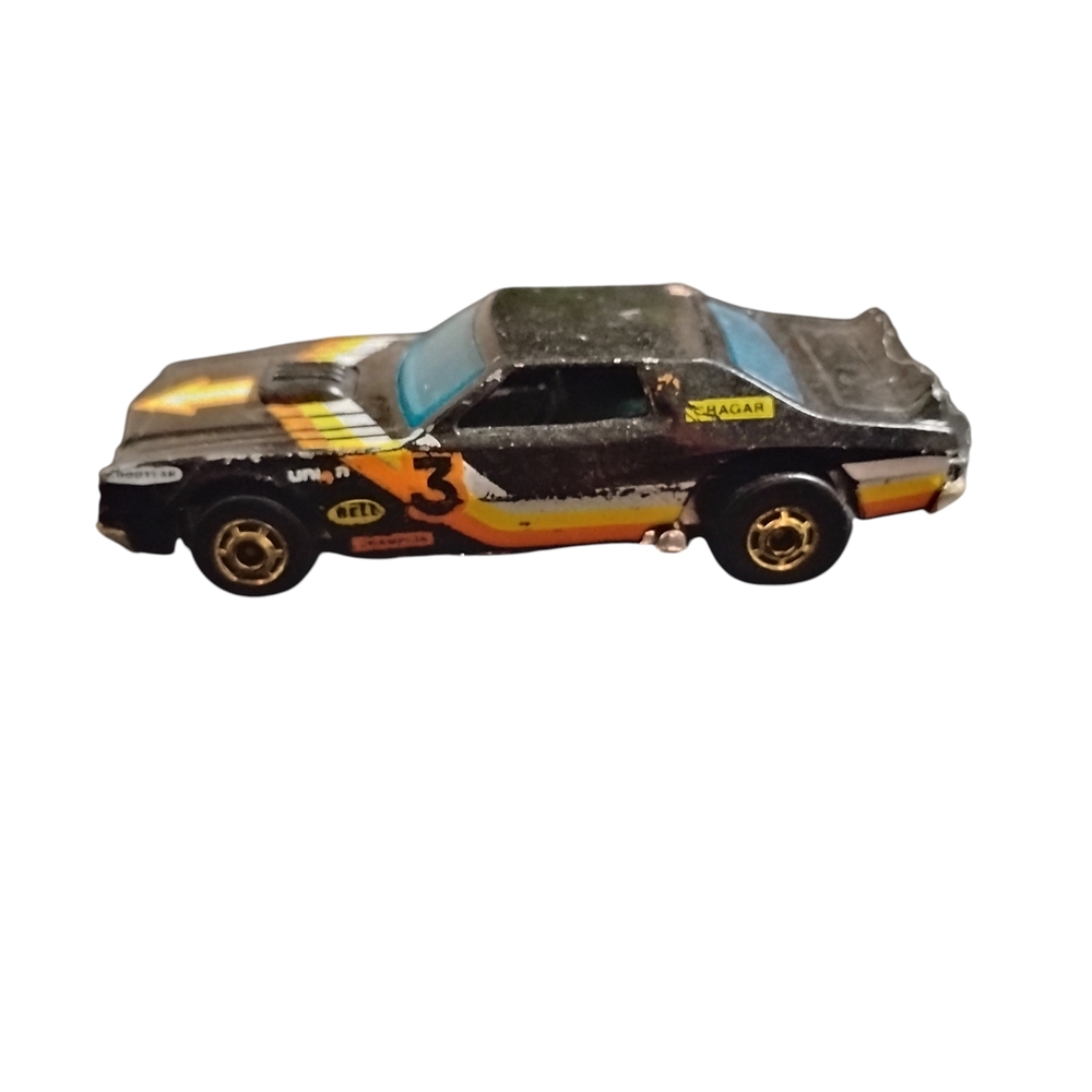 1974 Hot Wheels 1/64 Ford Gran Torino Cragar 3 Diecast Car Blackwall HK vintage